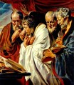 Les quatre évangélistes baroque flamand Jacob Jordaens